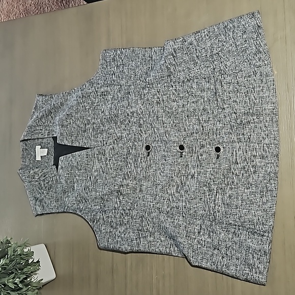 Chicos Metallic Vest 2 - Picture 1 of 3